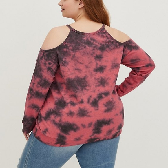 Torrid NWT  size 2 Metallica exposed shoulder long sleeve shirt - NWT - Picture 3 of 5